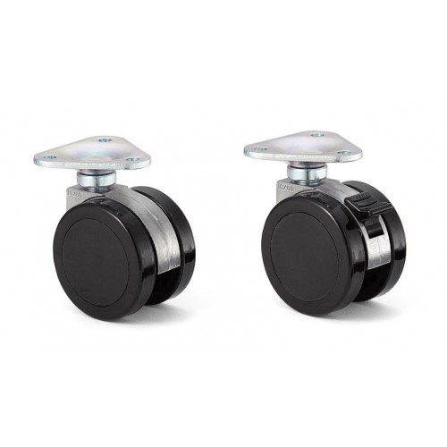 Twin Wheel Caster (Plate Type)